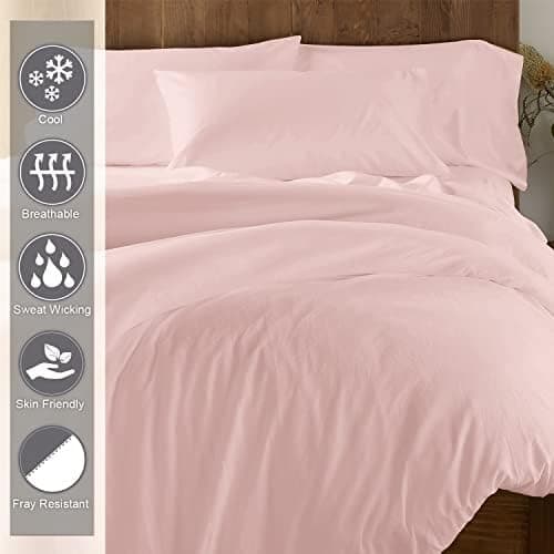 Pizuna Kissenbezüge 2er-Pack 40 x 80 cm Dunkelblau – 100% Langstapel-Baumwolle, 400 Fadenzahl