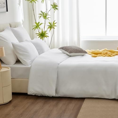 WAVVE Bettwäsche 135x200 – 4‑teiliges Mikrofaser‑Set Anthrazit (inkl. 2×80×80 cm Kissenbezüge) mit Reißverschluss, OEKO‑