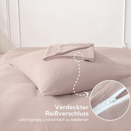 SOULFUL Doppelte Musselin-Kissenbezug 40x80 cm – Baumwolle, OEKO-TEX STANDARD 100