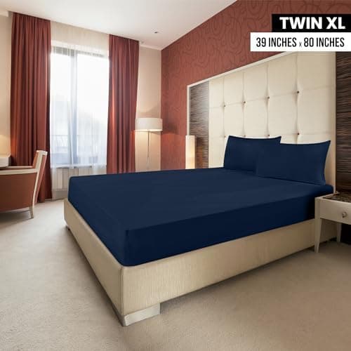 Utopia Bedding 2er-Set Spannbettlaken 140 x 200 cm – OEKO-TEX MADE IN GREEN zertifiziert – 35 cm Tiefe Tasche