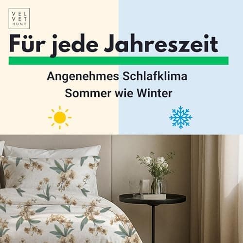 Bettwäsche 155x220 Baumwolle Jeans Blau – 2-teilig mit Reißverschluss, Bettbezug 155x220 + Kissenbezug 80x80