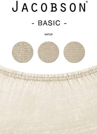 Jacobson Spannbettlaken für Wasserbett & Boxspringbett – 180 × 200 bis 200 × 220 cm