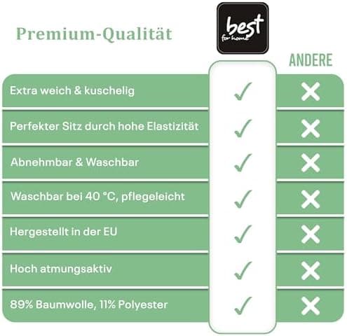 Elastisches Jersey-Spannbettlaken 90x180 cm – 100% Baumwolle, kuschelig warm