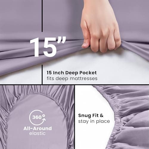 Utopia Bedding 2er-Set Spannbettlaken 140 x 200 cm – OEKO-TEX MADE IN GREEN zertifiziert – 35 cm Tiefe Tasche