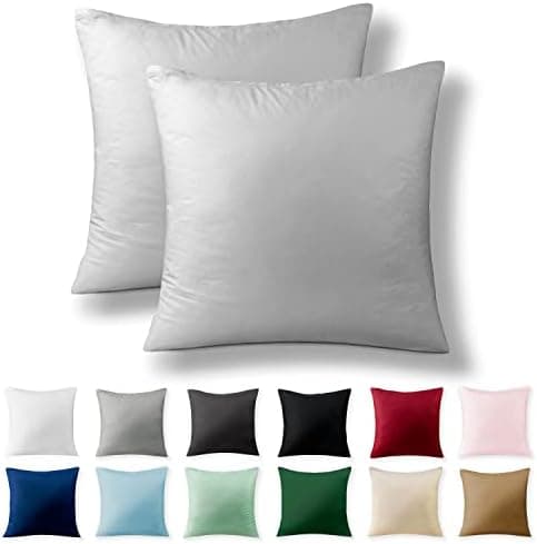 2er-Set Kissenbezüge 40 x 80 cm – Renforcé, 100% Baumwolle, superweich mit Reißverschluss, Babyrosa