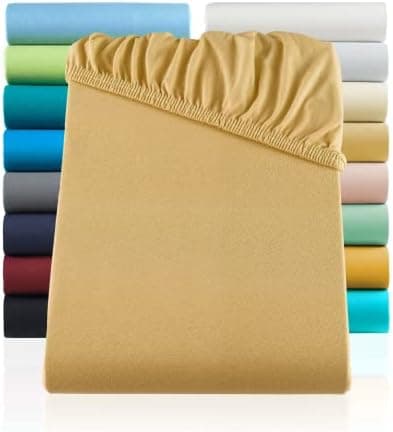 Jersey-Spannbettlaken 100% Baumwolle 180×200–200×200 cm
