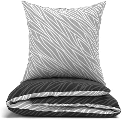 LARAWELL Bettwäsche-Set 135x200 Baumwolle