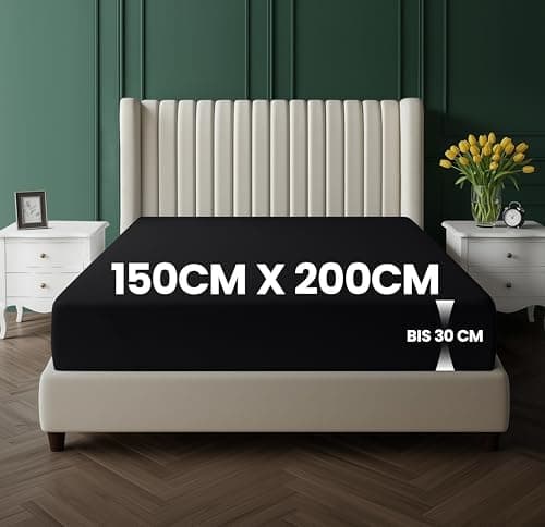 Utopia Bedding Spannbettlaken 120 x 200 cm für Matratzen bis 30 cm – gebürstete Mikrofaser, OEKO‑TEX® STANDARD 100