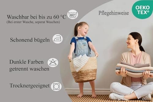 120x200 cm Jersey-Spannbettlaken – 100% Baumwolle, Weiß