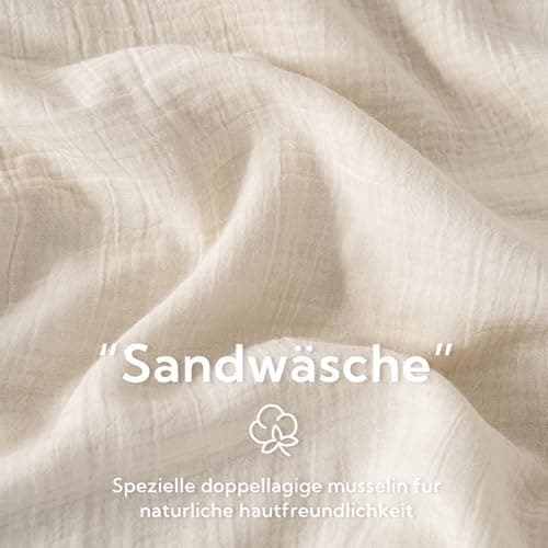 SOULFUL Doppelte Musselin-Kissenbezug 40x80 cm – Baumwolle, OEKO-TEX STANDARD 100