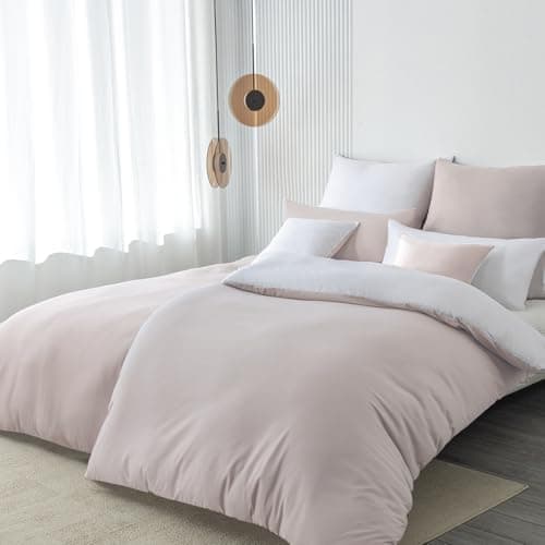 Kissenbezug 40x80 cm 2er Set – 100% Mikrofaser Beige, weich & bügelfrei mit Reißverschluss