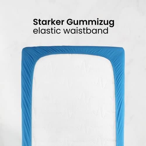 Jersey-Spannbettlaken 100% Baumwolle 180×200–200×200 cm
