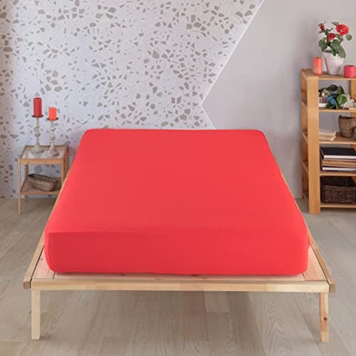 Vency Spannbettlaken 90x200 cm – 100% Baumwolle, für Matratzen bis 35 cm