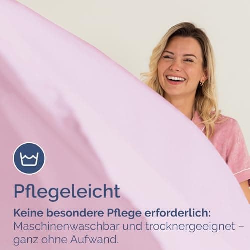 Spannbettlaken 180x200 cm – Extra tiefes Spannbetttuch bis 40 cm (16") – Weiche gebürstete Mikrofaser, knitterfrei & sch