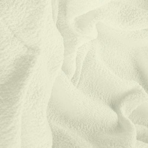 STUDIO Basic Frottee-Spannbettlaken 90 x 200 cm – weiches 80% Baumwolle/20% Polyester, elastisch & bügelfrei, OEKO-TEX f