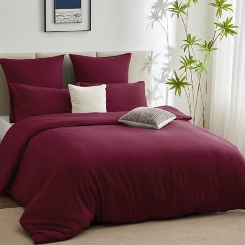 WAVVE Bettwäsche 135x200 – 4‑teiliges Mikrofaser‑Set Anthrazit (inkl. 2×80×80 cm Kissenbezüge) mit Reißverschluss, OEKO‑