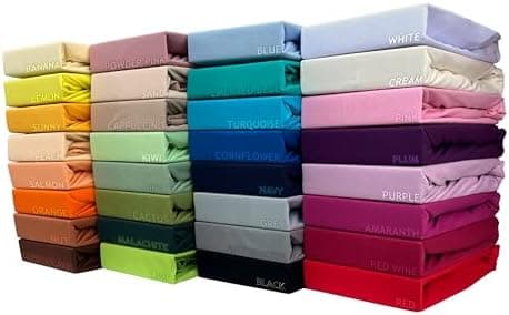 Soft Dream Spannbettlaken 90x200 cm Dunkelgrau – 100% gekämmte Baumwolle Jersey – für Kinder- & Juniorbett