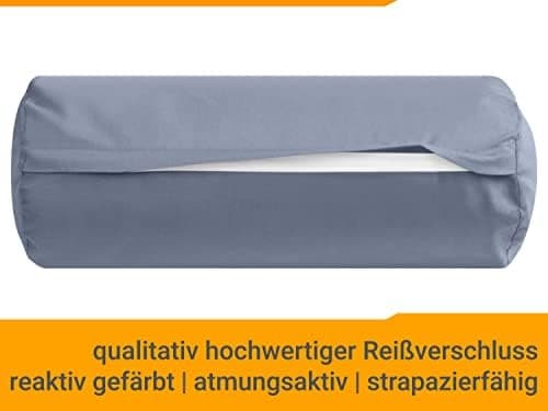 Doppelpack Baumwoll-Kissenbezüge 40 x 15 cm – Navyblau, schlichtes modernes Design