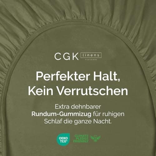 Spannbettlaken 180x200 cm – Extra tiefes Spannbetttuch bis 40 cm (16") – Weiche gebürstete Mikrofaser, knitterfrei & sch
