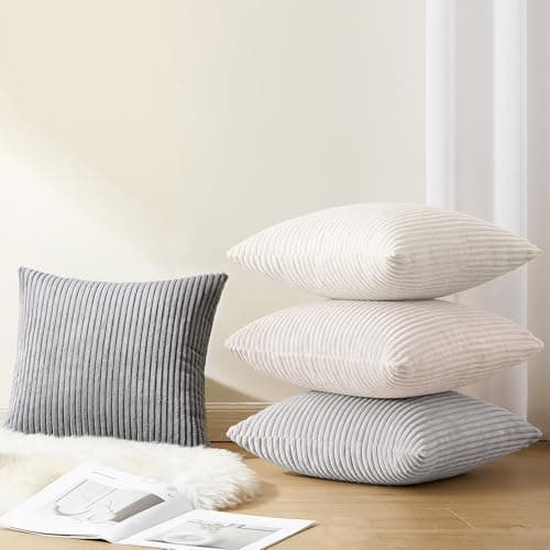 Softalker Kissenbezug 40x40 cm – 2er Set flauschig rosa, Dekokissenbezug für Sofa, Wohnzimmer & Schlafzimmer
