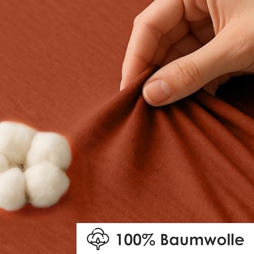 Jersey-Spannbettlaken / Spannbetttuch – 100% Baumwolle, 180x200–200x200 cm