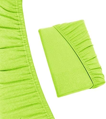 Jersey-Spannbettlaken 100% Baumwolle 180×200–200×200 cm