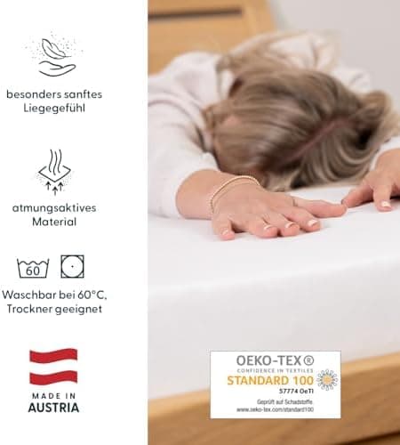 Spannbettlaken Deluxe Hotelqualität – 100% Baumwoll-Jersey, 240 g/m² – 180–200 x 200–220 cm