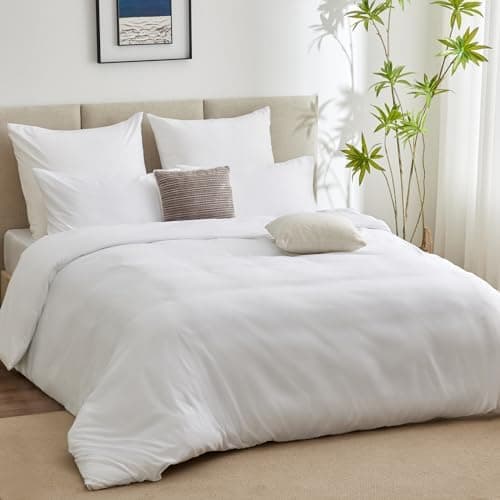 WAVVE Bettwäsche 135x200 – 4‑teiliges Mikrofaser‑Set Anthrazit (inkl. 2×80×80 cm Kissenbezüge) mit Reißverschluss, OEKO‑