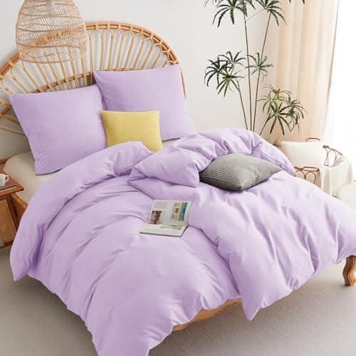 WAVVE Bettwäsche 135x200 – 4‑teiliges Mikrofaser‑Set Anthrazit (inkl. 2×80×80 cm Kissenbezüge) mit Reißverschluss, OEKO‑