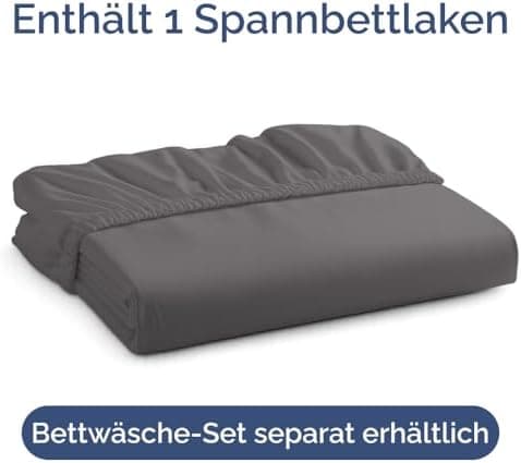 Spannbettlaken 180x200 cm – Extra tiefes Spannbetttuch bis 40 cm (16") – Weiche gebürstete Mikrofaser, knitterfrei & sch