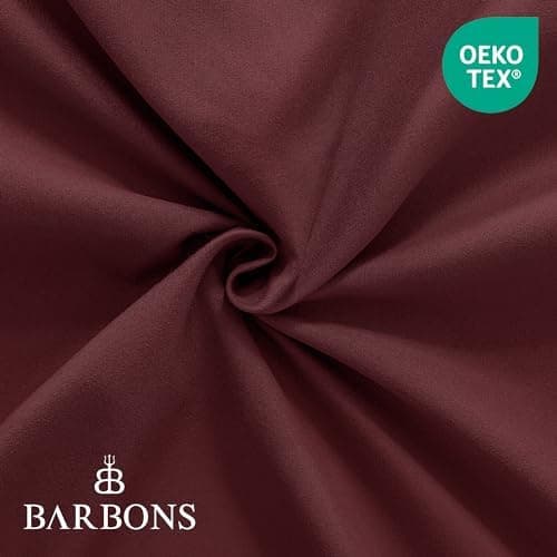 BARBONS Spannbettlaken 140x200 cm – 100% Baumwolle Jersey, für Boxspringbett & Matratzen bis 27 cm – Hellgrau