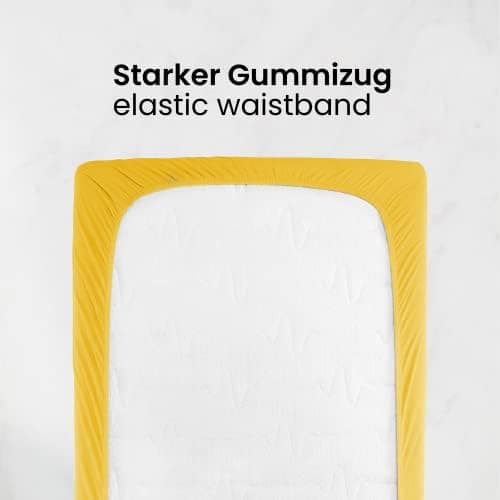 Jersey-Spannbettlaken 100% Baumwolle 180×200–200×200 cm