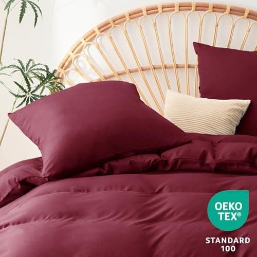 WAVVE Bettwäsche 135x200 – 4‑teiliges Mikrofaser‑Set Anthrazit (inkl. 2×80×80 cm Kissenbezüge) mit Reißverschluss, OEKO‑