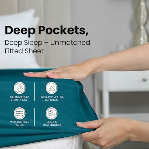 Utopia Bedding 2er-Set Spannbettlaken 140 x 200 cm – OEKO-TEX MADE IN GREEN zertifiziert – 35 cm Tiefe Tasche