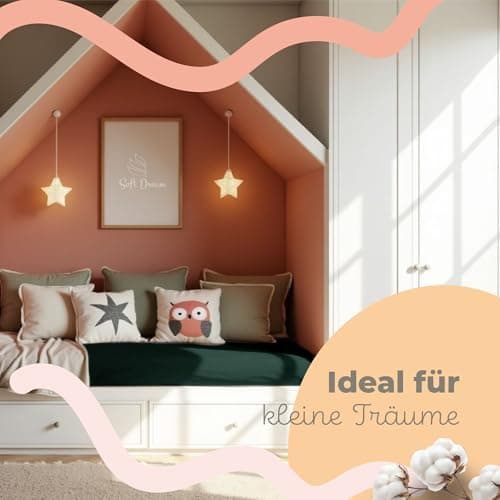 Soft Dream Spannbettlaken 90x200 cm Dunkelgrau – 100% gekämmte Baumwolle Jersey – für Kinder- & Juniorbett