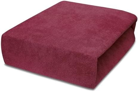 Elastisches Jersey-Spannbettlaken 90x180 cm – 100% Baumwolle, kuschelig warm