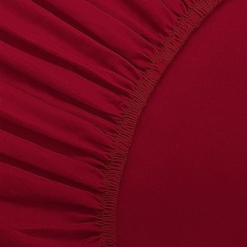 Amazon Basics Spannbettlaken – Mikrofaser Spannbetttuch 150 x 200 x 30 cm (für Matratzen bis 30 cm)