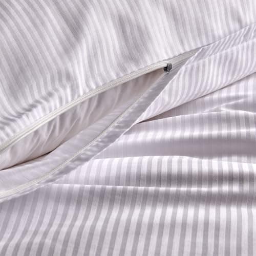 Traumschlaf Hotelbettwäsche – Mako-Satin (100% Baumwolle), 135×200 + 40×80 cm
