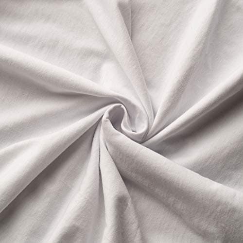 VelvetHome Spannbettlaken 120 x 200 cm – 100% gekämmte Baumwolle (Jersey), passend für Matratzen bis 25 cm