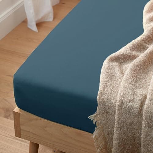 Mixibaby Spannbettlaken Jersey 100% Baumwolle – 180 x 200 cm, Hellgrau