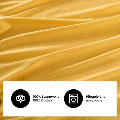 Jersey-Spannbettlaken 100% Baumwolle 180×200–200×200 cm