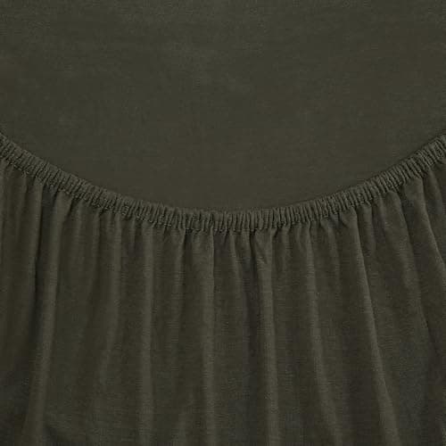 Jersey-Spannbettlaken 100% Baumwolle – 100% gekämmte Baumwolle, 90 x 200 cm (Steghöhe 27 cm)