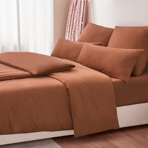 RUIKASI Bettwäsche-Set 4-teilig 135x200 Mikrofaser, 2x Bettbezug 135x200 + 2x Kissenbezug 80x80 cm, OEKO‑TEX, weich & bü