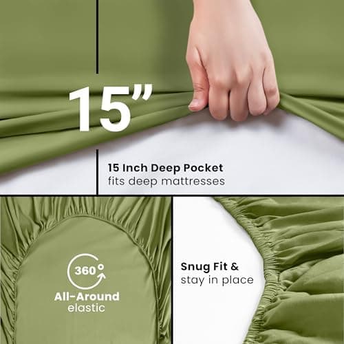 Utopia Bedding 2er-Set Spannbettlaken 140 x 200 cm – OEKO-TEX MADE IN GREEN zertifiziert – 35 cm Tiefe Tasche