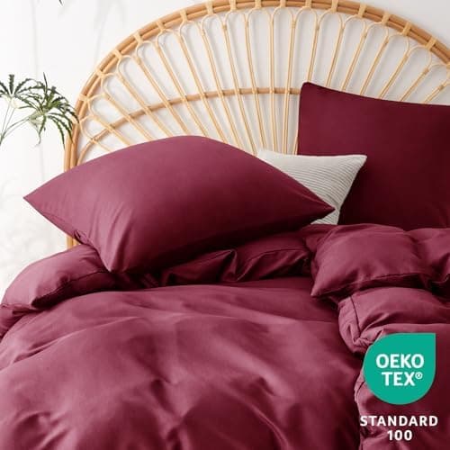 WAVVE Bettwäsche 135x200 – 4‑teiliges Mikrofaser‑Set Anthrazit (inkl. 2×80×80 cm Kissenbezüge) mit Reißverschluss, OEKO‑