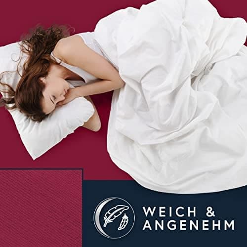MOON-Luxury Spannbettlaken/Spannbetttuch Jersey-Stretch 230 g/m² OEKO-TEX – anthrazit, 90×200–100×220