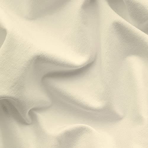 Schlafgut Pure Spannbettlaken 90x200 bis 100x220 cm – 95% Bio-Baumwolle & 5% Elasthan, Oeko-TEX zertifiziert – passend f