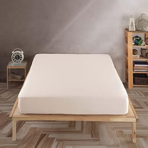 Vency Spannbettlaken 90x200 cm – 100% Baumwolle, für Matratzen bis 35 cm