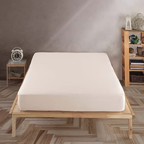 Vency Spannbettlaken 90x200 cm – 100% Baumwolle, für Matratzen bis 35 cm
