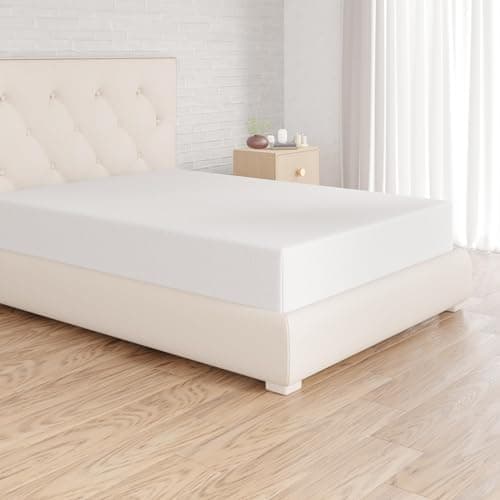 Amazon Basics Spannbettlaken – 100% Baumwolle (Jersey), 120 x 200 cm für Matratzen bis 30 cm